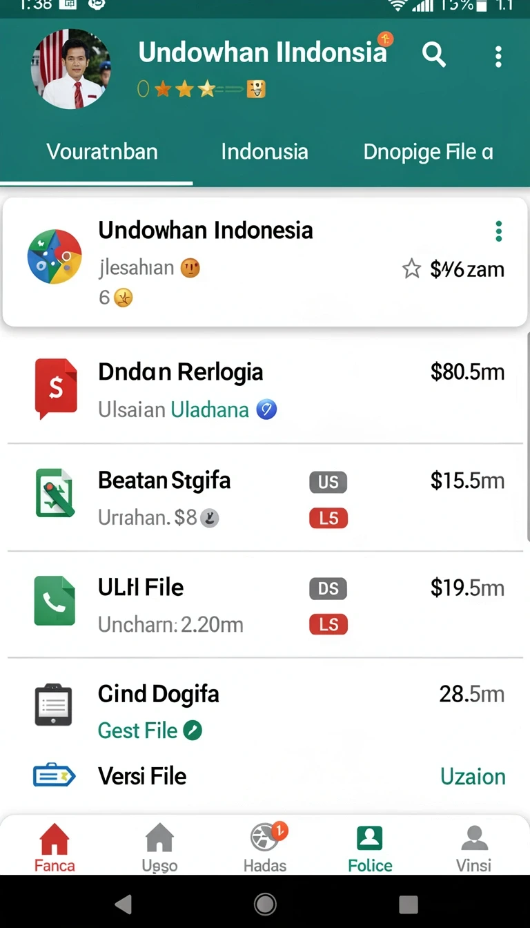 Alur unduhan aplikasi di rpvip4